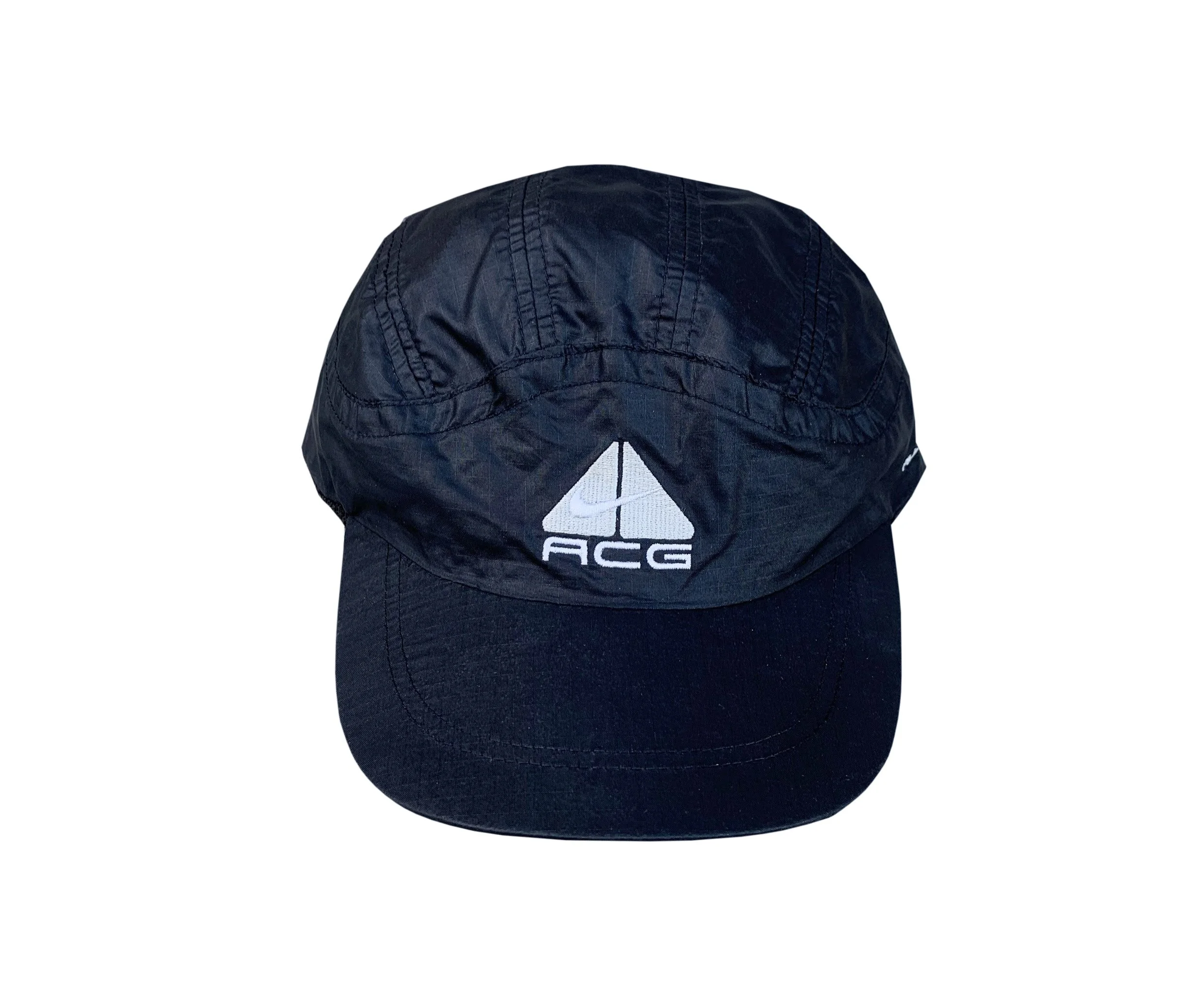 Vintage Nike ACG Black / White Nylon Strapback — RootsBK